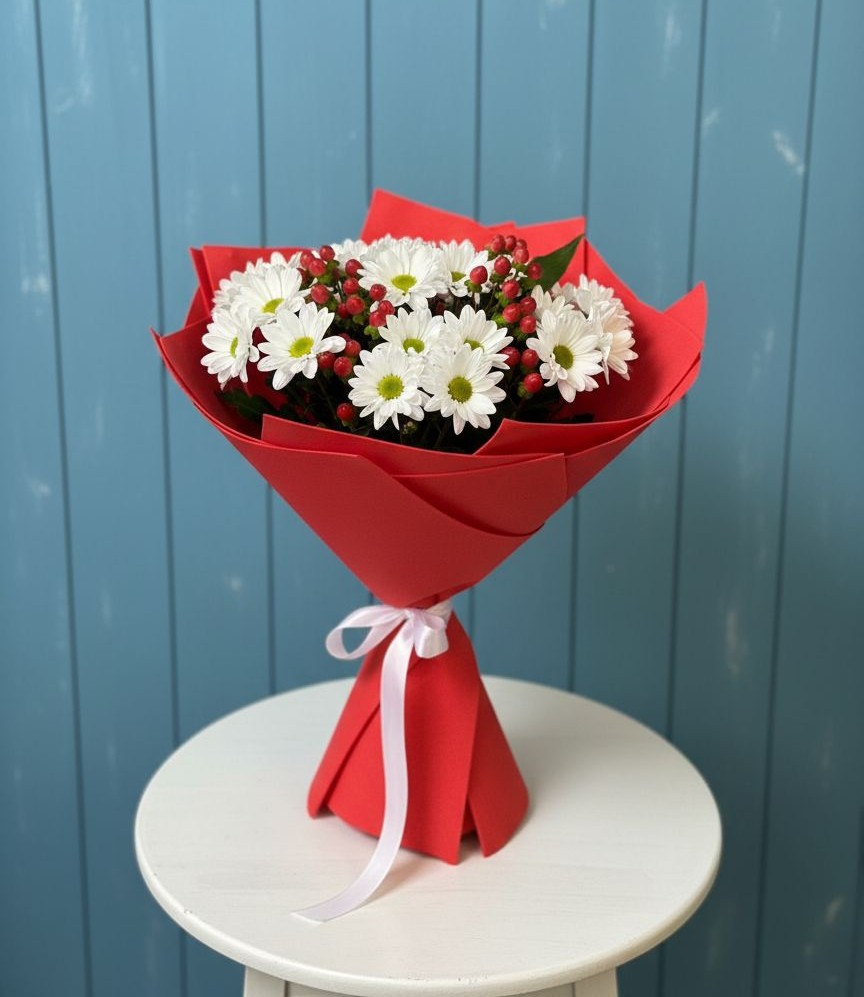 Букет цветов из: Хризантемы в Кадый