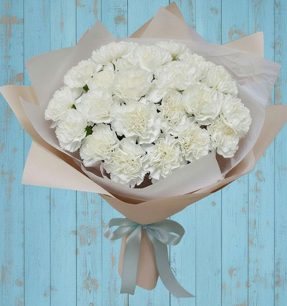 Букет цветов из: Гвоздики в Кадый