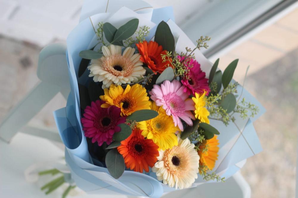 Букет цветов из: Герберы в Кадый