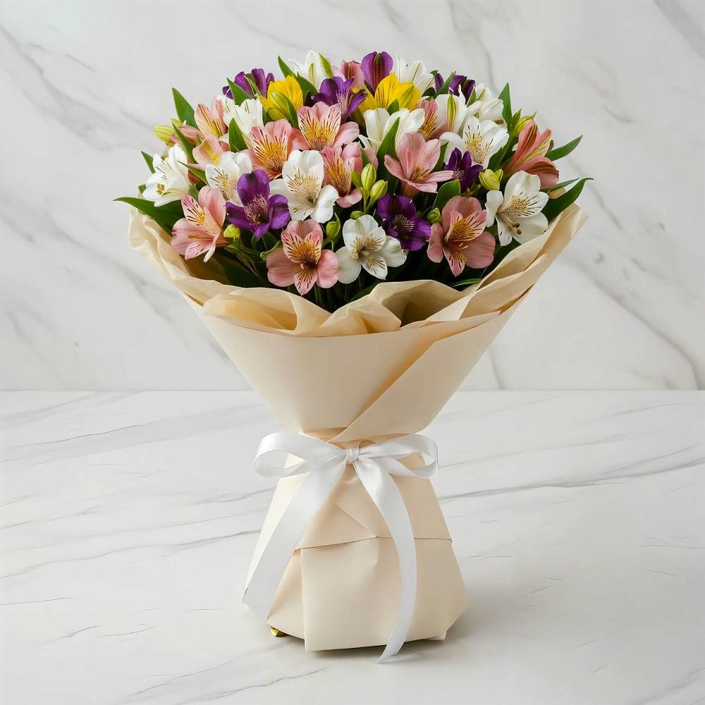 Букет цветов из: Альстромерии в Кадый