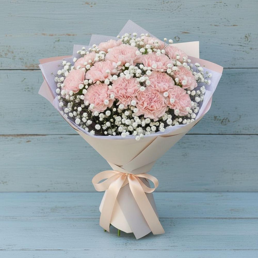 Букет цветов из: Гвоздики в Кадый