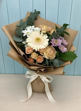 Букет цветов из:  Герберы и Хризантемы #REPLACE_PRED# Кадый