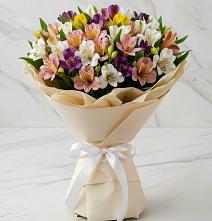 Букет цветов из:  Альстромерии #REPLACE_PRED# Кадый