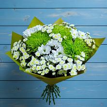 Букет цветов из:  Хризантемы #REPLACE_PRED# Кадый