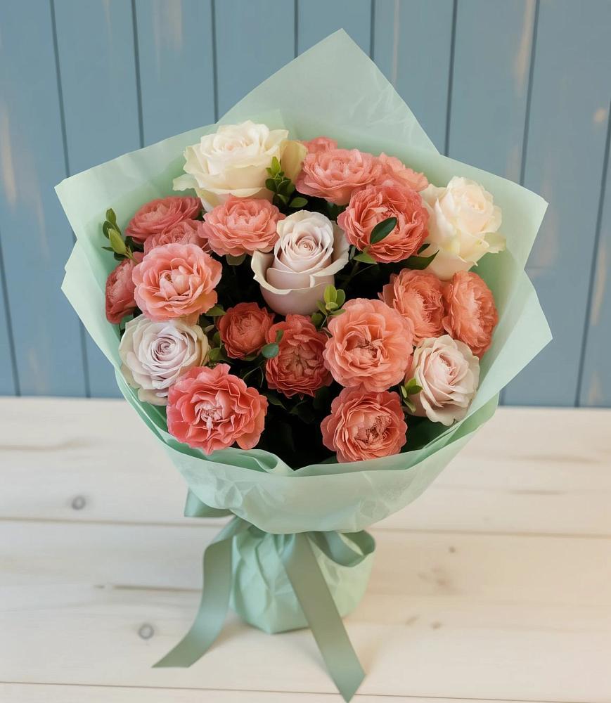 Букет цветов из: Розы в Кадый