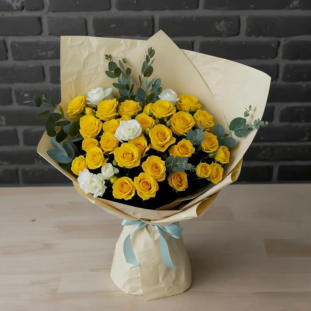 Букет цветов из: Розы в Кадый