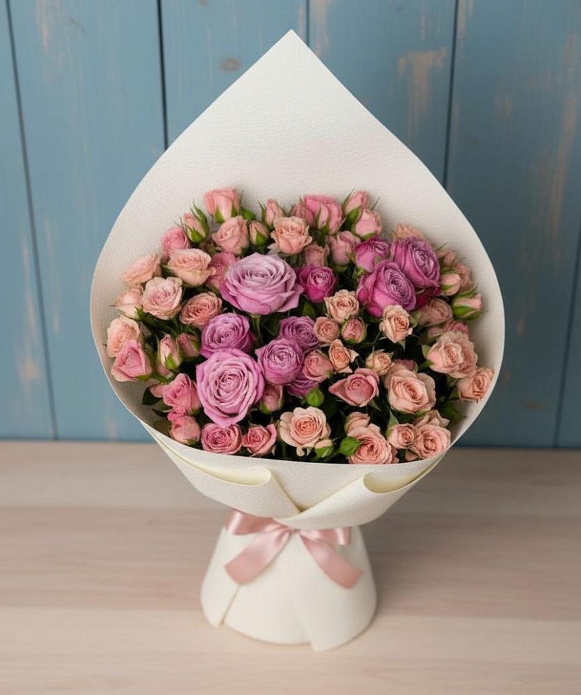 Букет цветов из: Розы в Кадый