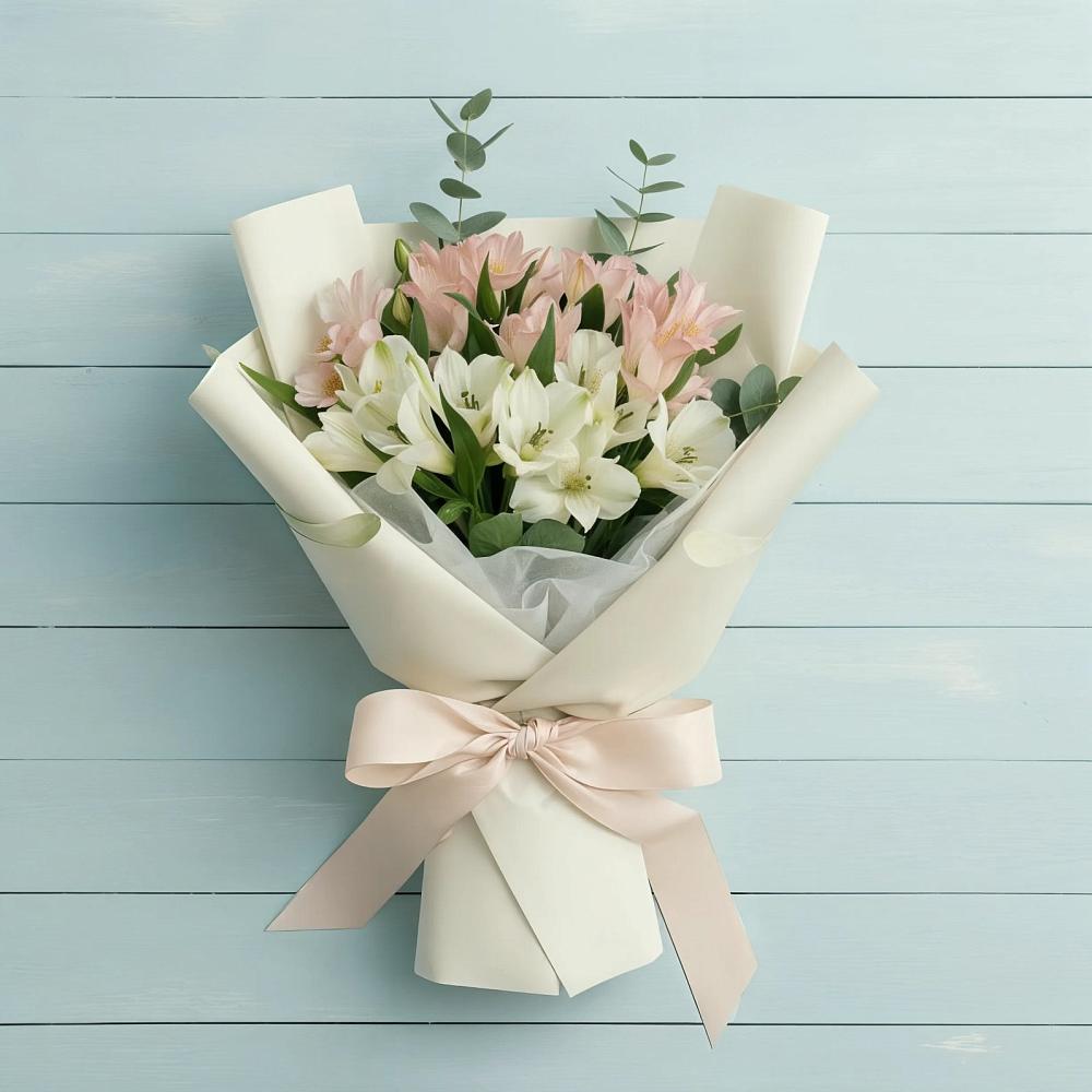 Букет цветов из: Альстромерии в Кадый